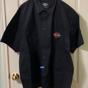 Harley Davidson Black Motorcycle shirt  3XL
